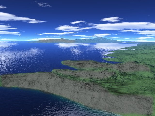 sunken from the Koolau mountains